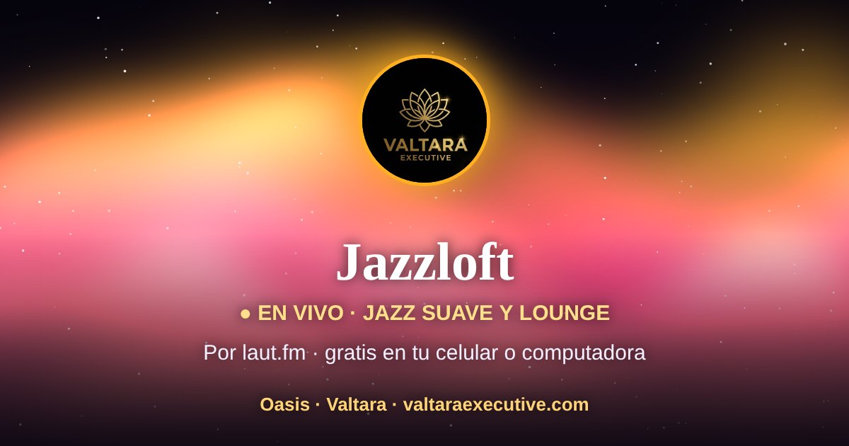 Aurora dorada sobre fondo oscuro con el logotipo de Valtara Executive: Oasis, la sala de sonoterapia de Valtara.