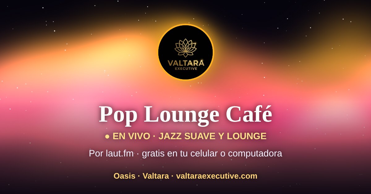Aurora dorada sobre fondo oscuro con el logotipo de Valtara Executive: Oasis, la sala de sonoterapia de Valtara.